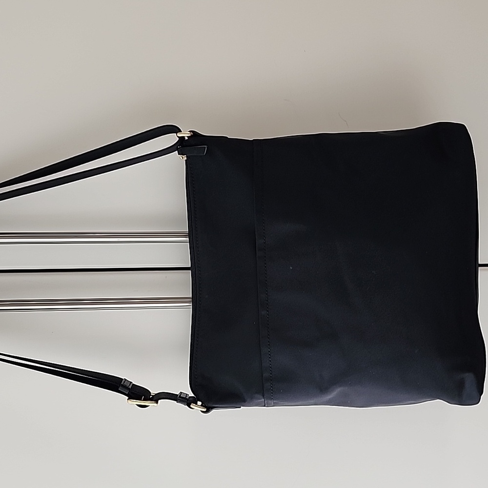 Tumi Voyageur Canton Nylon Crossbody Bag In Black / Gold - Picture 10 of 14